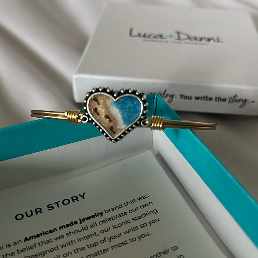 Luca + Danni footprint bracelet